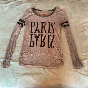BONGO Long Sleeve Shirt Paris Size Small